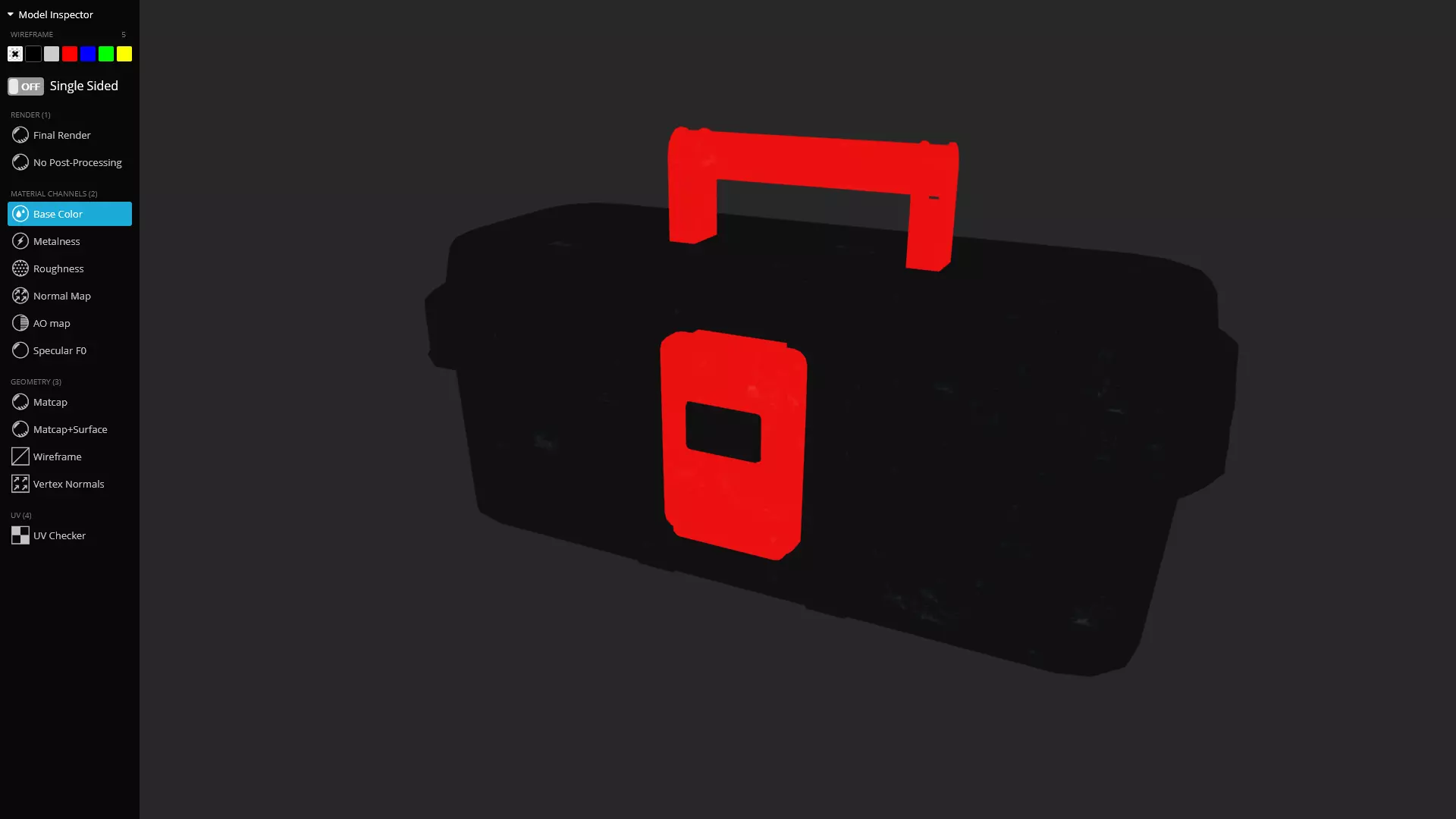 Toolbox 3D Model Game Ready Low-poly 3D model_6
