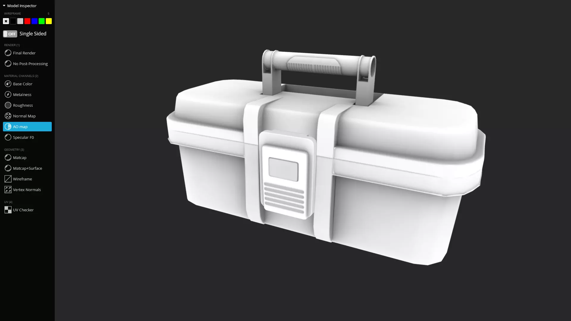 Toolbox 3D Model Game Ready Low-poly 3D model_10