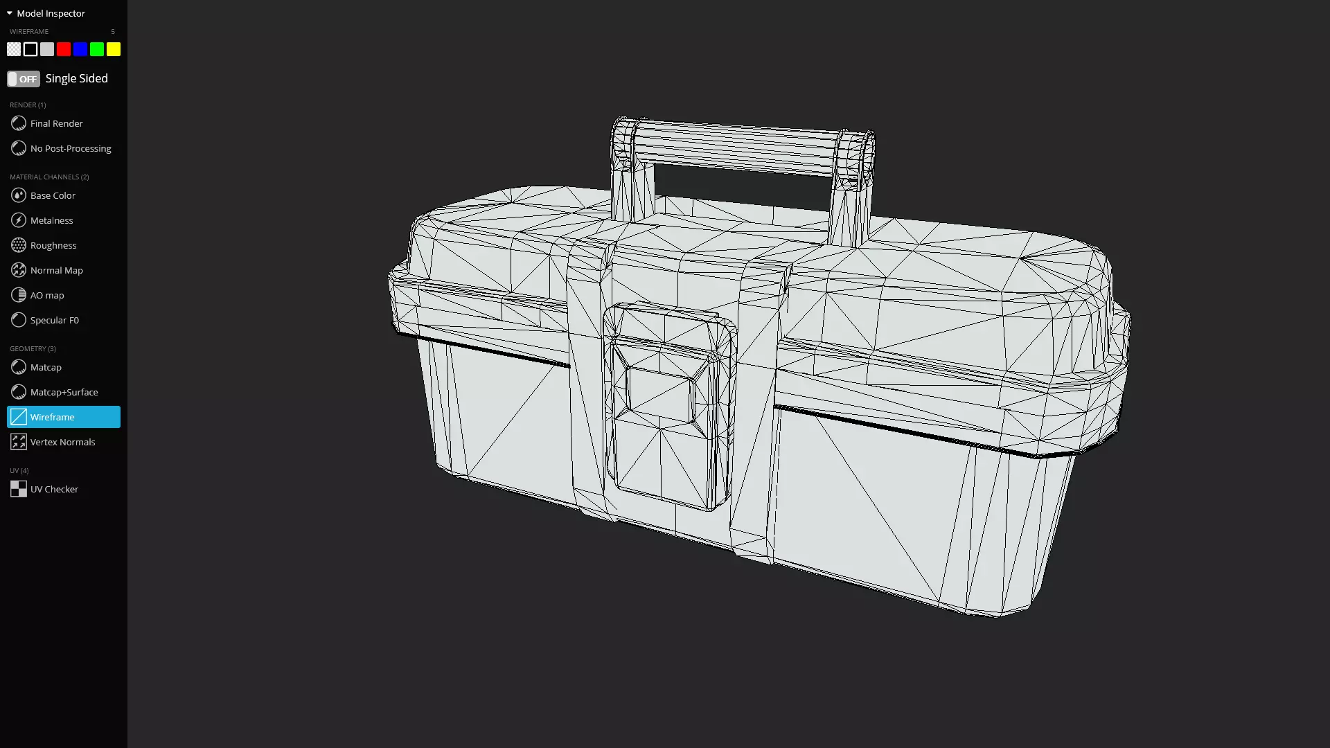 Toolbox 3D Model Game Ready Low-poly 3D model_13