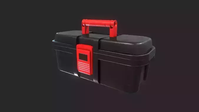 Toolbox 3D Model Game Ready Low-poly 3D model Toolbox 3D Model Game Ready Low-poly 3D model