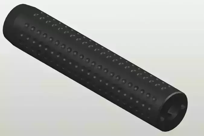 LIMA Airsoft Suppressor Model SR12 TCR10 RT V12  12 cm 3D print model