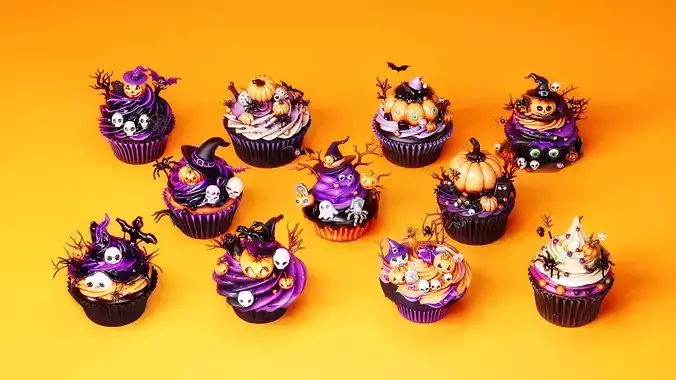 Halloween Cupcake cake