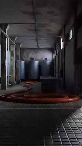 Fermentation Plant 3D model