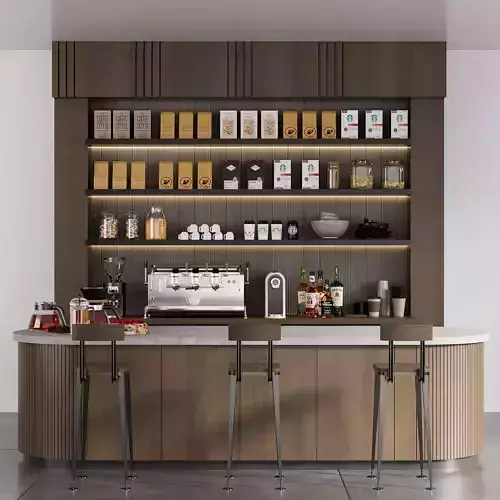 CAFE BAR NO31 A 3D model 5