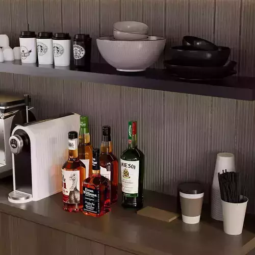 CAFE BAR NO31 A 3D model 7