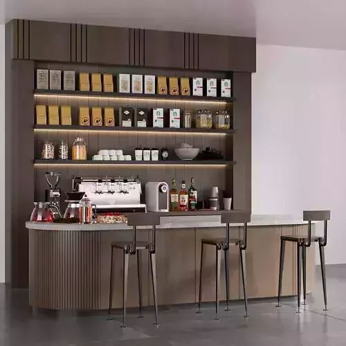 CAFE BAR NO31 A 3D model 6
