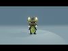 Dark Green Baby Dragon 3D Character Audio Unity Unreal Ready Low-poly 3D model_3