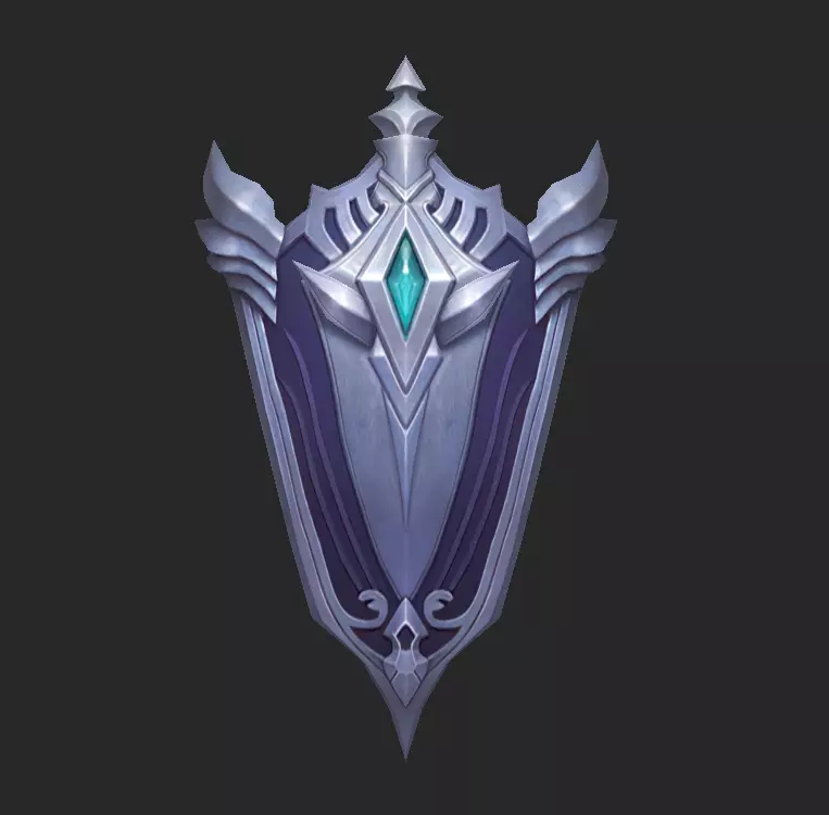 Light Divine Shields of the Archangel Low-poly 3D model_1