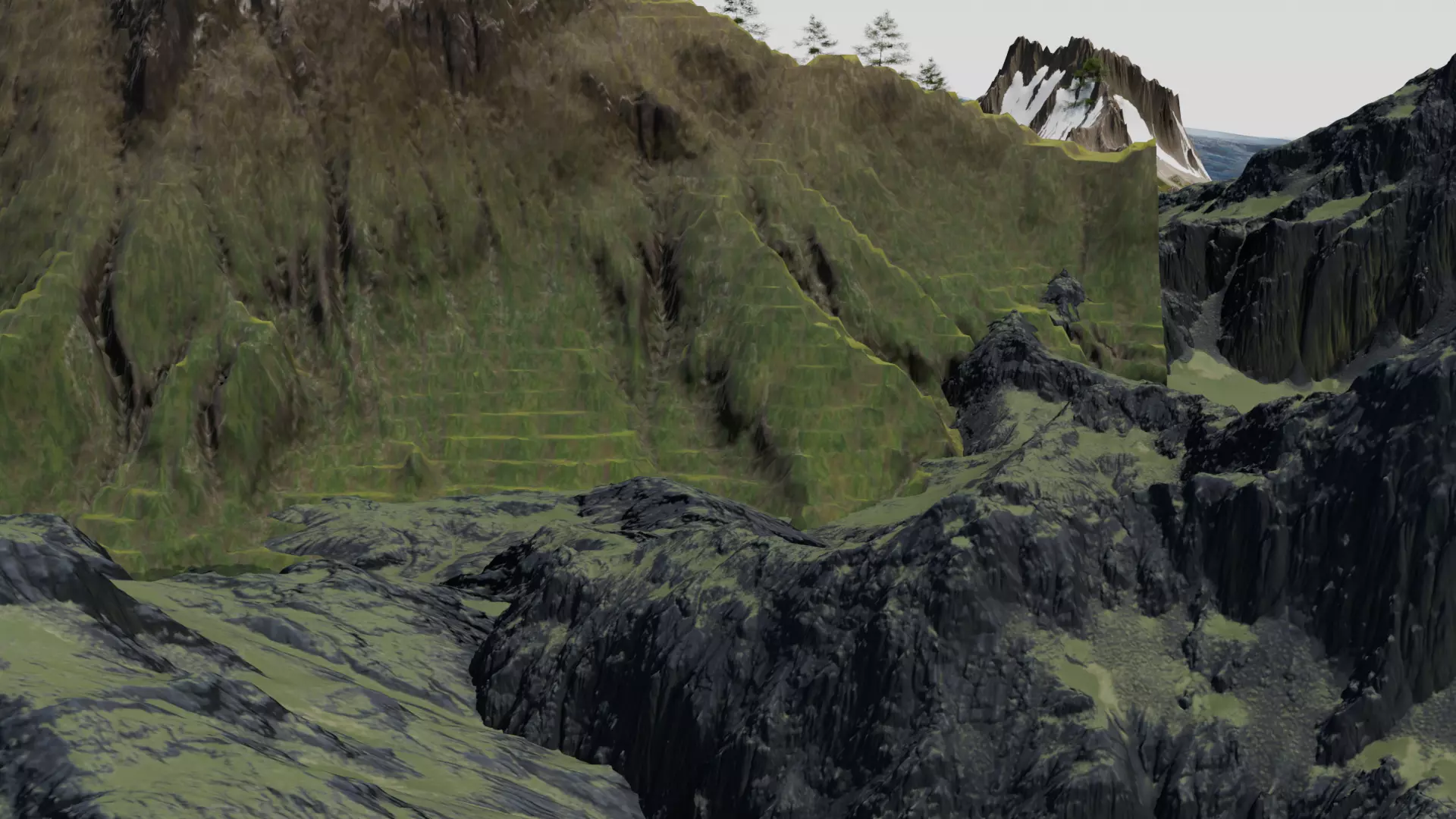 island on water 3D model_7