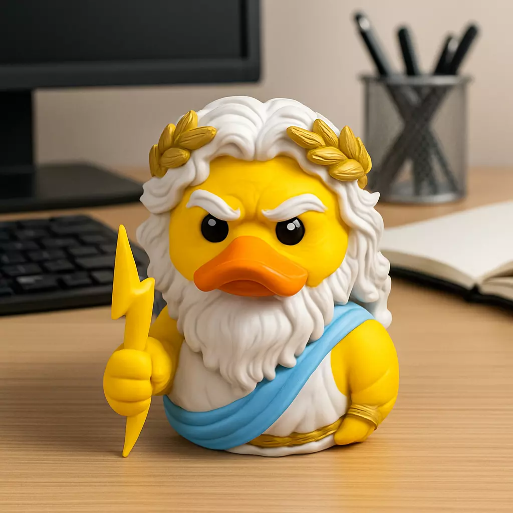 Rubber Duck - Zeus - Hercules model - 3D print 3D print model