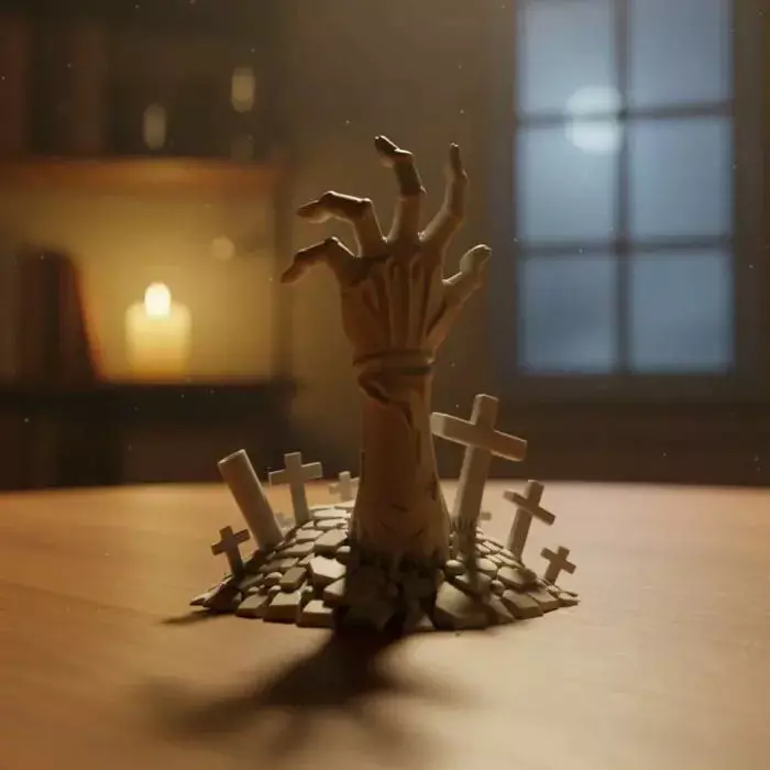 Zombie Hand Halloween 3D print model