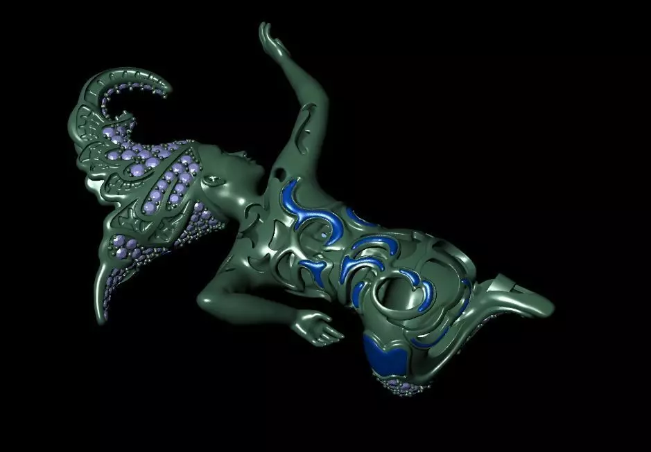 Artistry Angel 3D print model_60