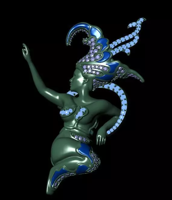 Artistry Angel 3D print model_62