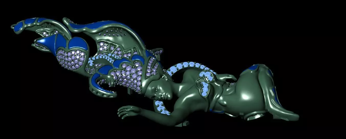 Artistry Angel 3D print model_100