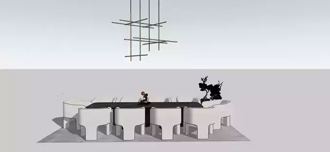 sketchup dining room