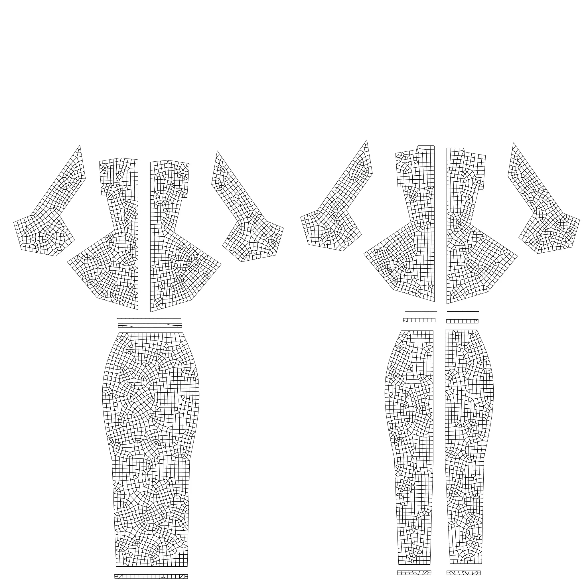 3D Female outfit - Skirt and Blouse Low-poly 3D model_25