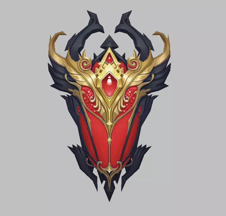 Dark Divine Shields of the Archangel Low-poly 3D model_6