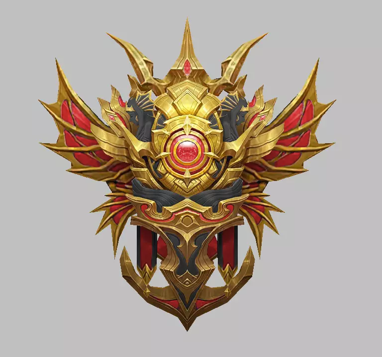 Dark Divine Shields of the Archangel Low-poly 3D model_10