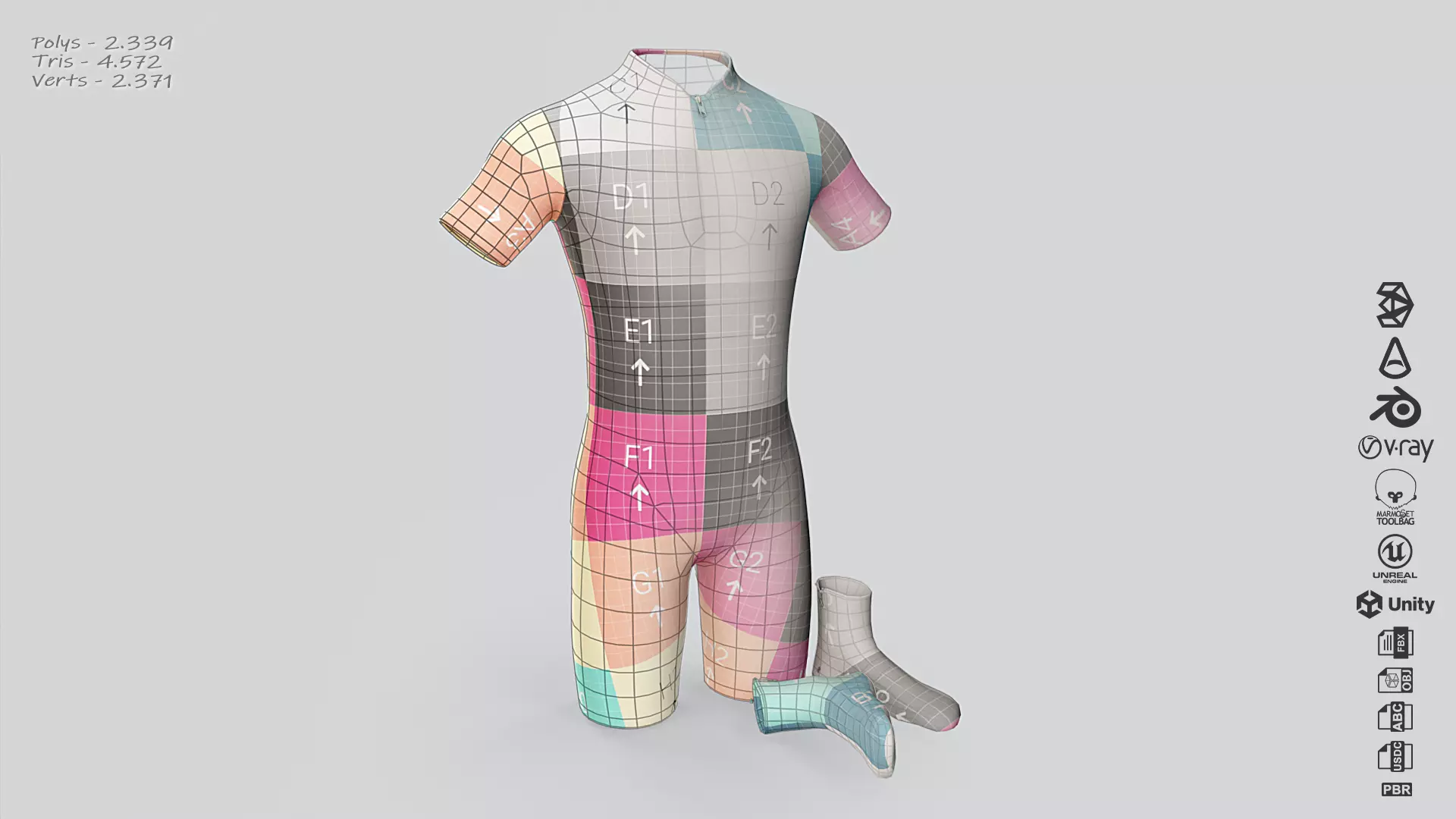 Diving Gear Scuba Equipment 3D Model Collection_7