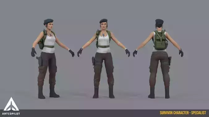 Stylized Survivor Character - Specialist