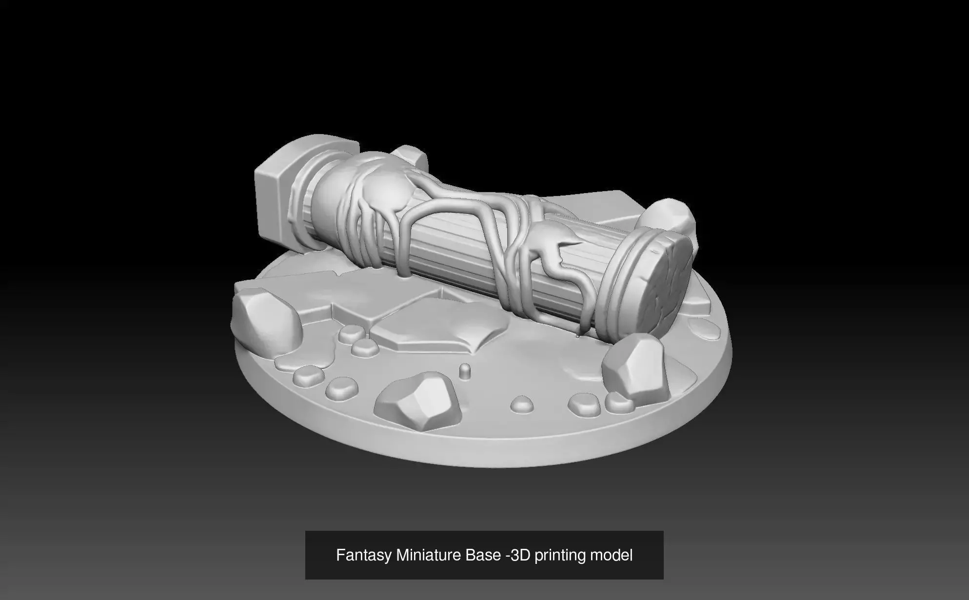 Universal Fantasy Miniature Base 3D Model Collection_7