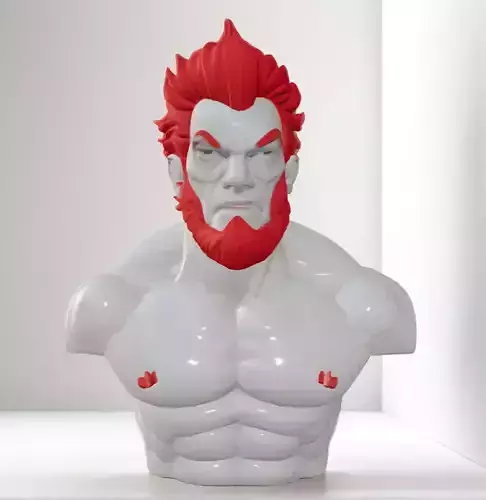 Akuma Bust  3D Model STL Printable