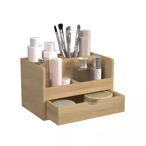 Wooden Organizer for Cosmetics