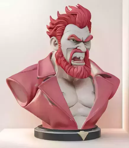 Akuma Bust  3D Model STL Printable