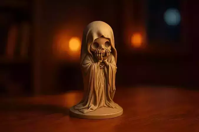 Skeleton ghost Halloween 