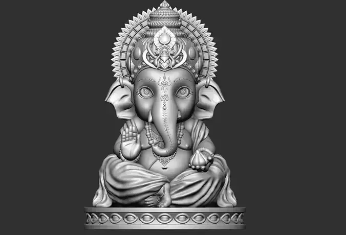 ganesh ji 3d printable model 