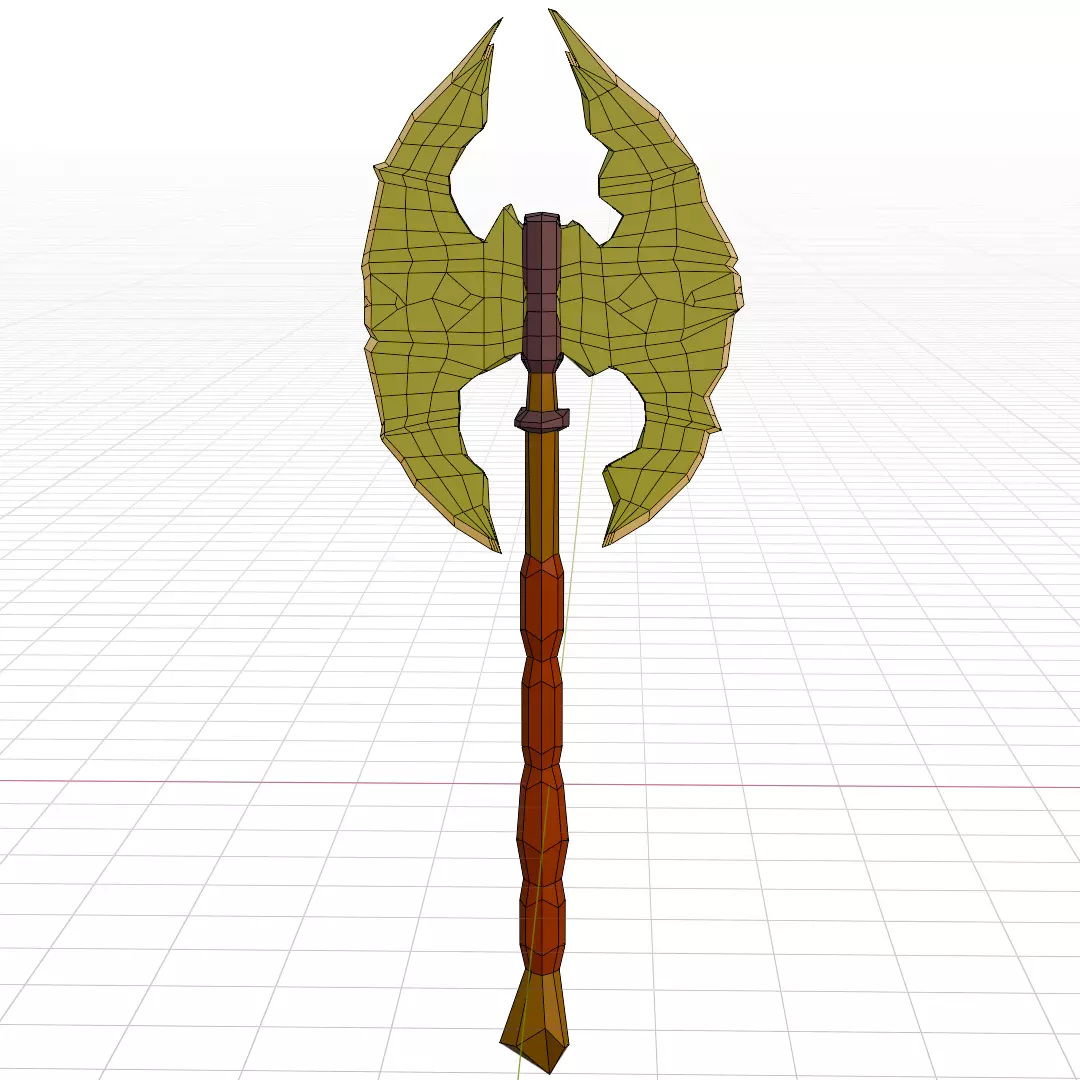 Low poly Mid Eviel Tools Pack and Bonus Low-poly 3D model_20