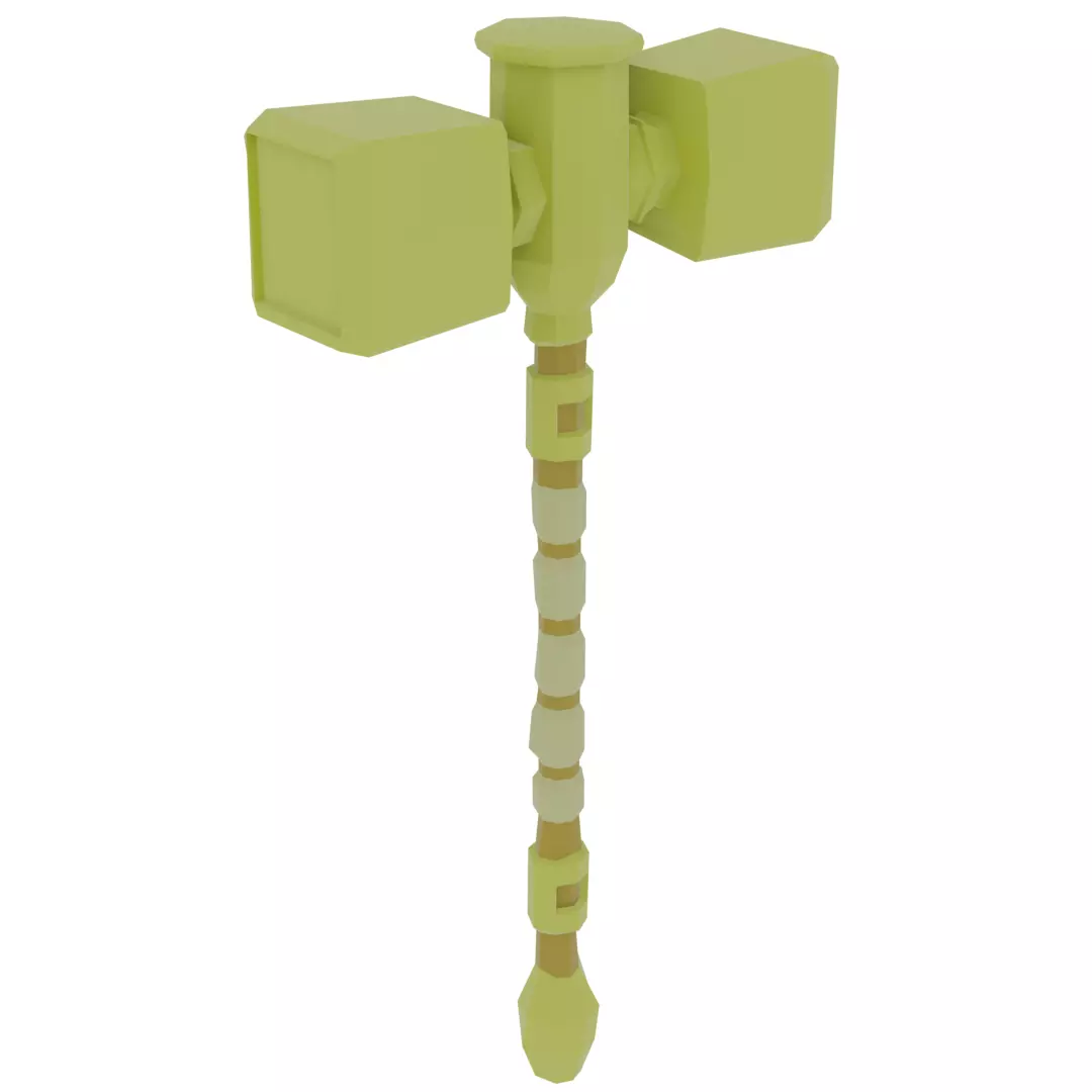 Low poly Mid Eviel Tools Pack and Bonus Low-poly 3D model_36