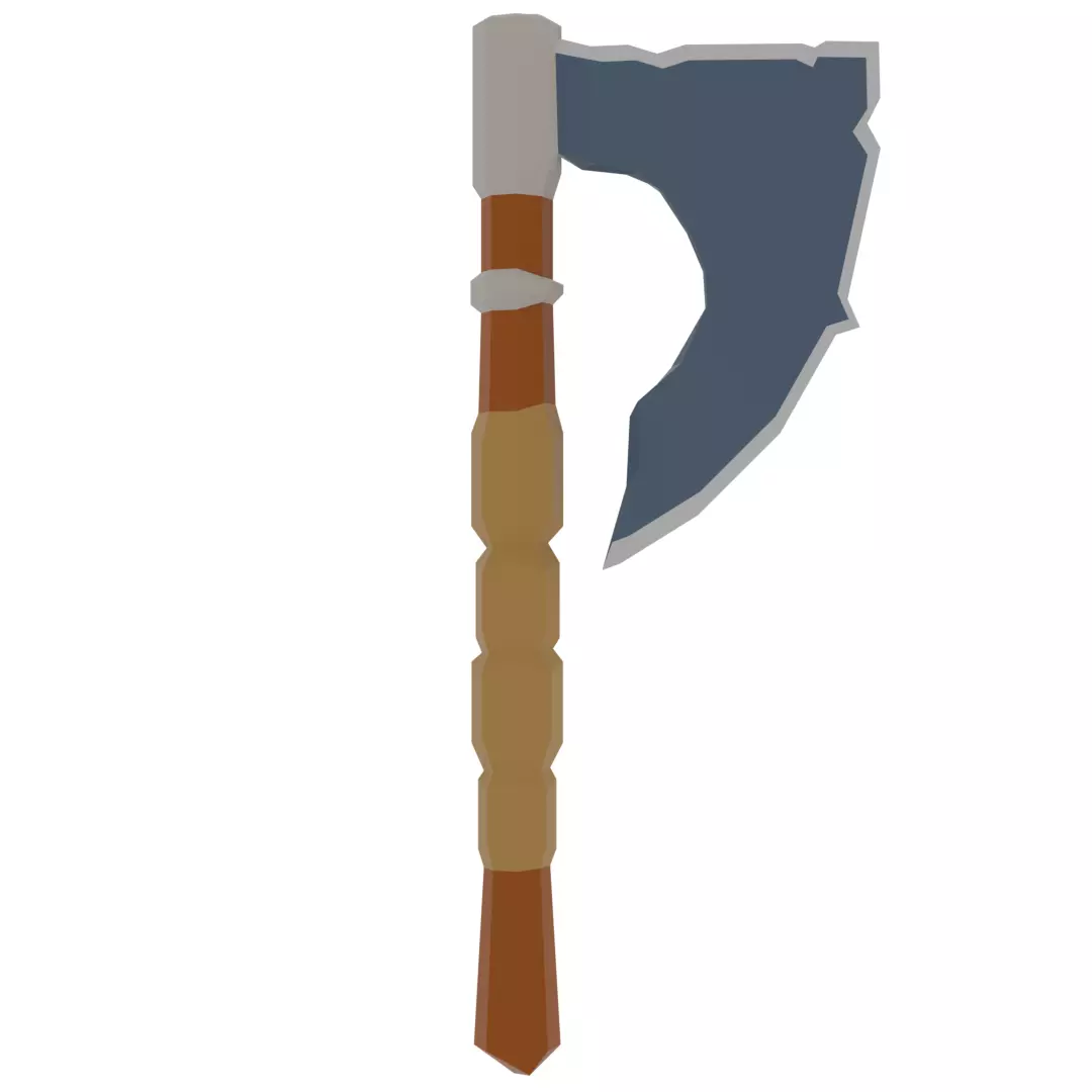 Low poly Mid Eviel Tools Pack and Bonus Low-poly 3D model_16