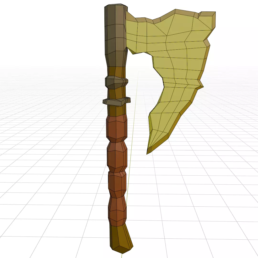 Low poly Mid Eviel Tools Pack and Bonus Low-poly 3D model_11