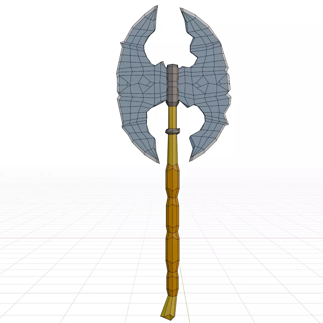 Low poly Mid Eviel Tools Pack and Bonus Low-poly 3D model_14