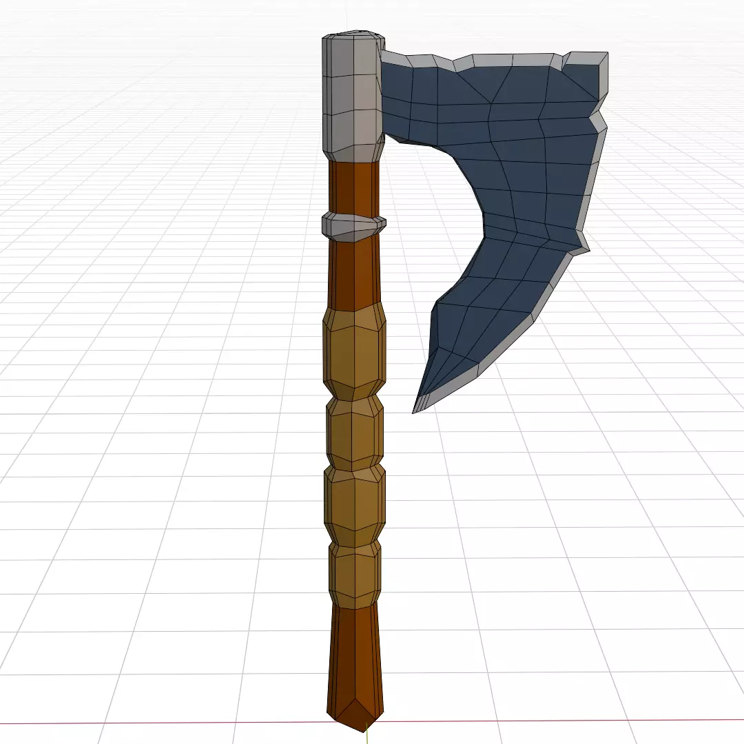 Low poly Mid Eviel Tools Pack and Bonus Low-poly 3D model_17