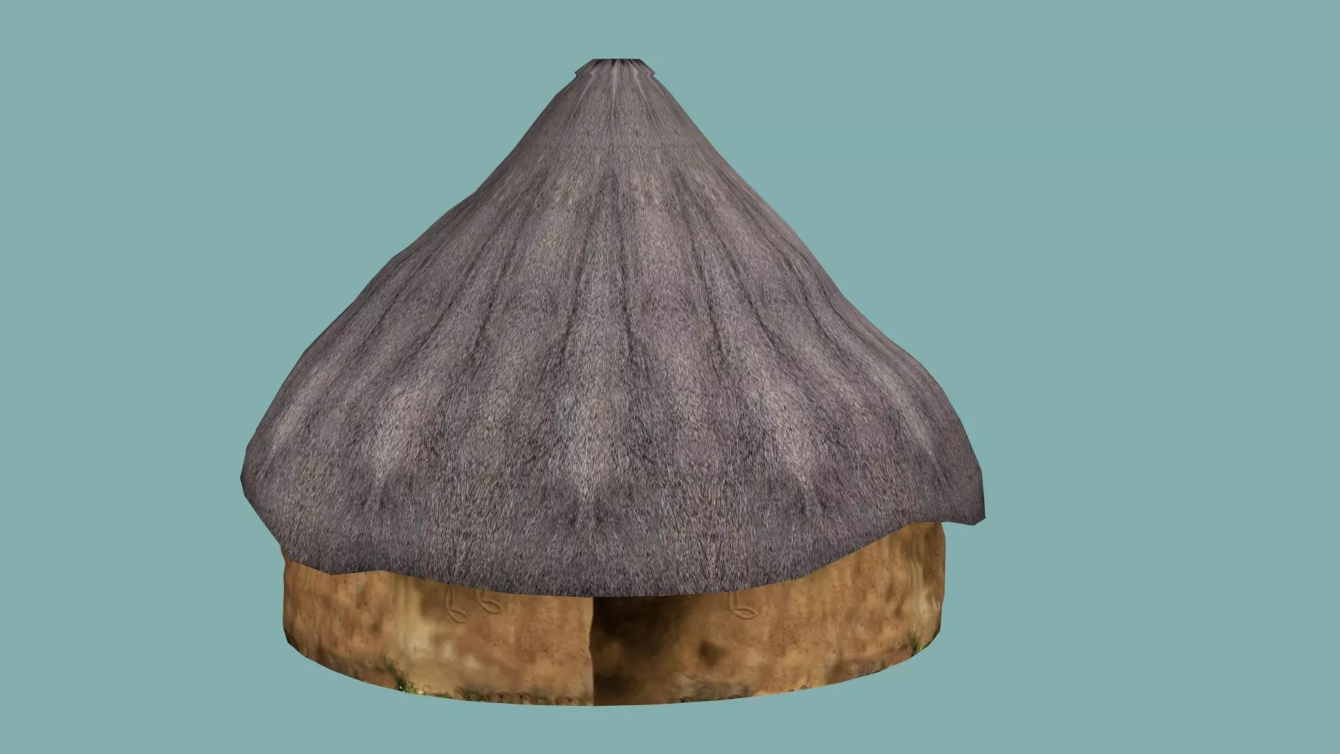 Fantasy Medieval Exclusive Village Hut House PPA 3D Model Low-poly 3D model_2