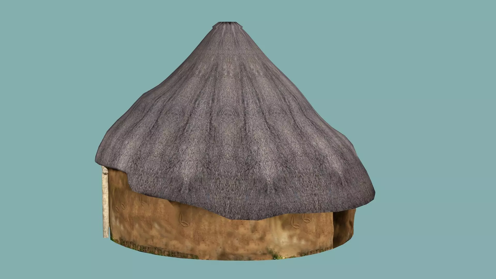 Fantasy Medieval Exclusive Village Hut House PPA 3D Model Low-poly 3D model_1