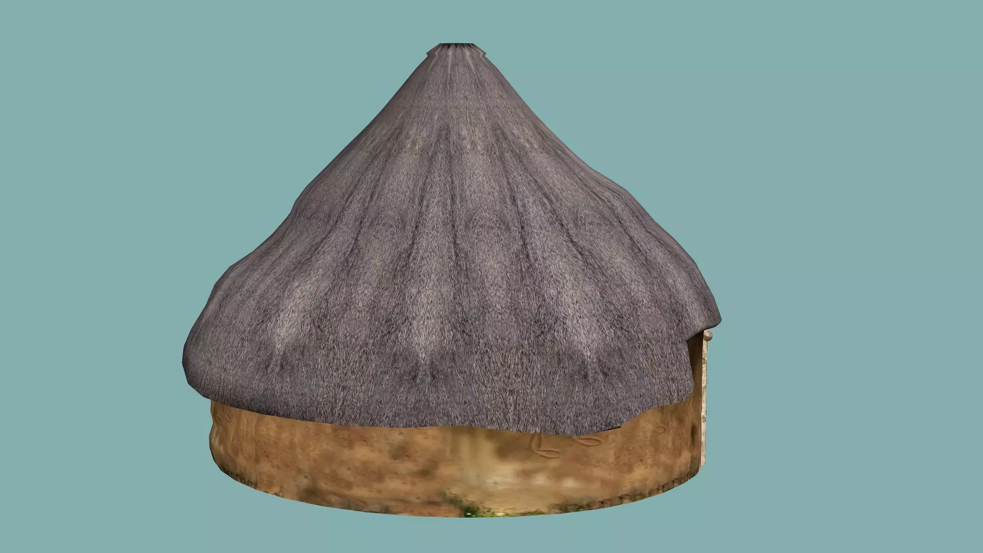 Fantasy Medieval Exclusive Village Hut House PPA 3D Model Low-poly 3D model_4