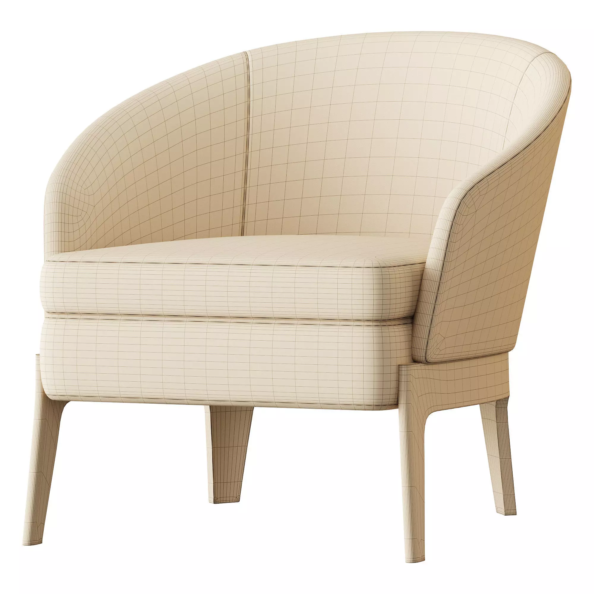 Chelsea Armchair  3D model_2