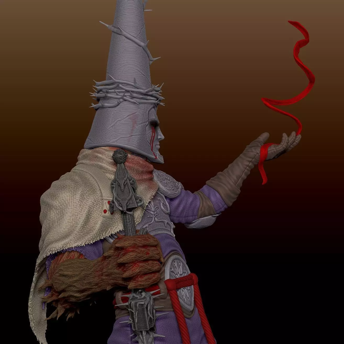 The prayer of the Penitent One 3D print model_2