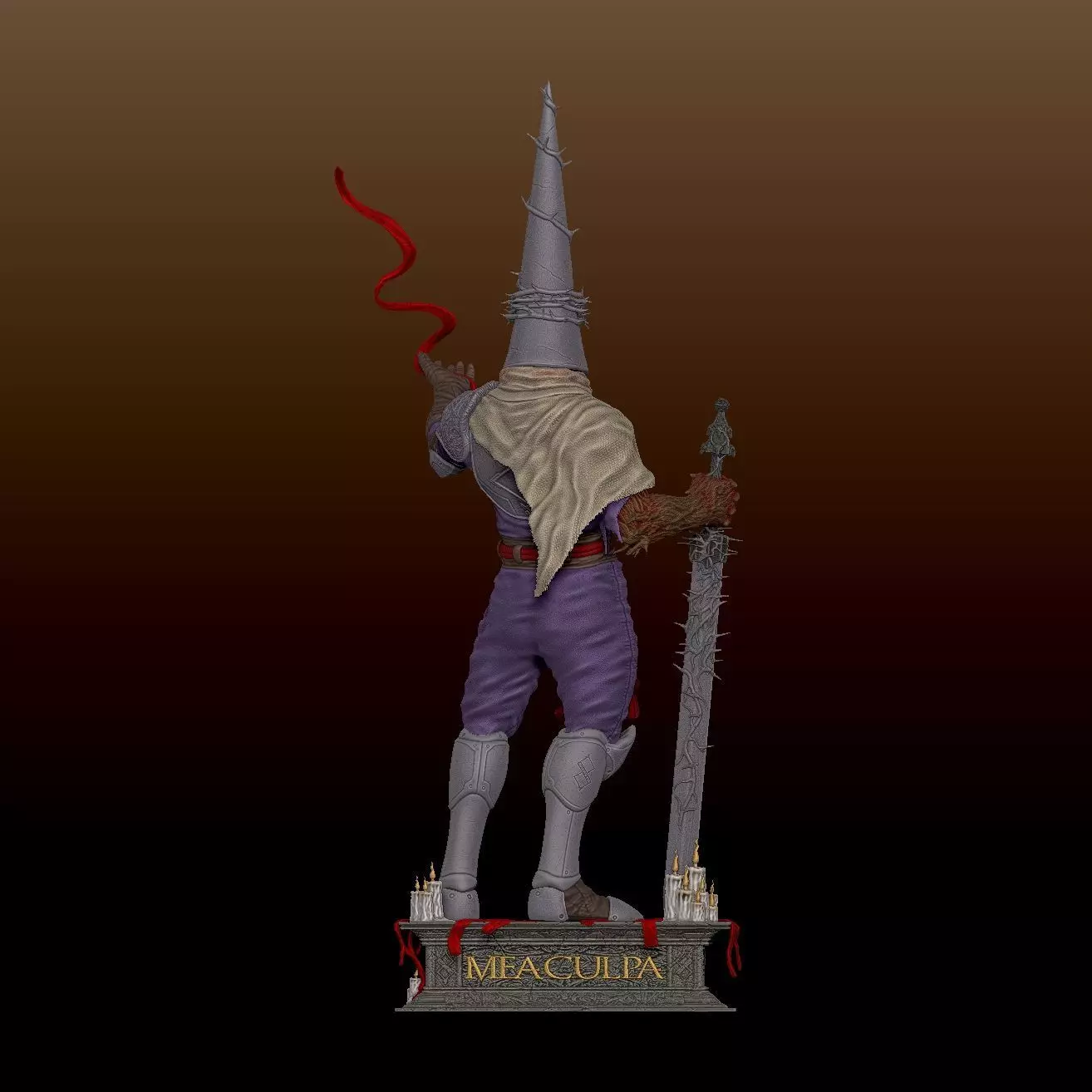 The prayer of the Penitent One 3D print model_7