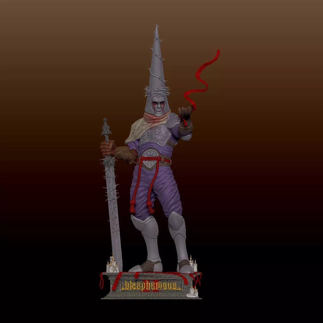 The prayer of the Penitent One 3D print model_4