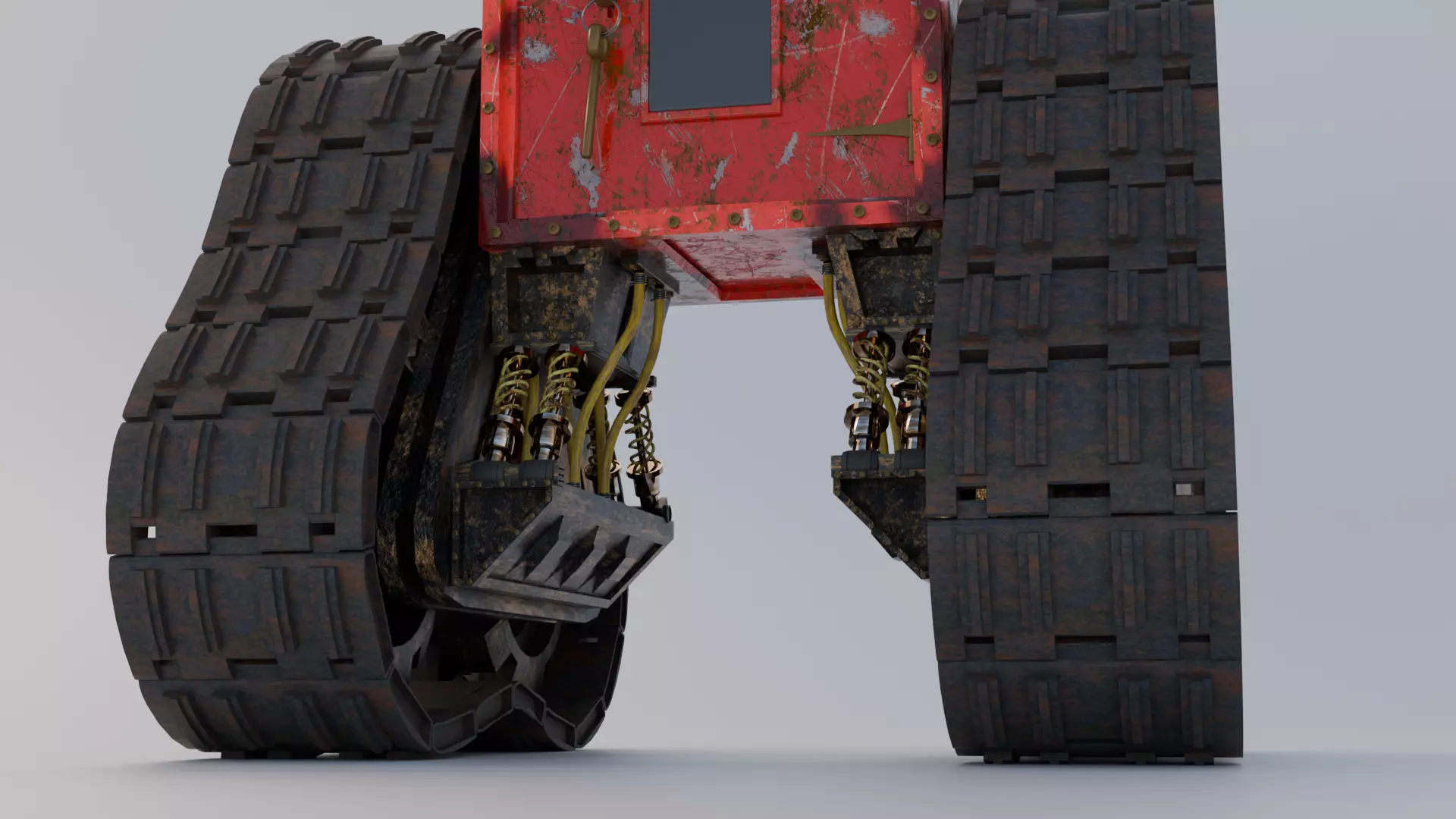 Robot Sci Fi MailMan 3D model_2