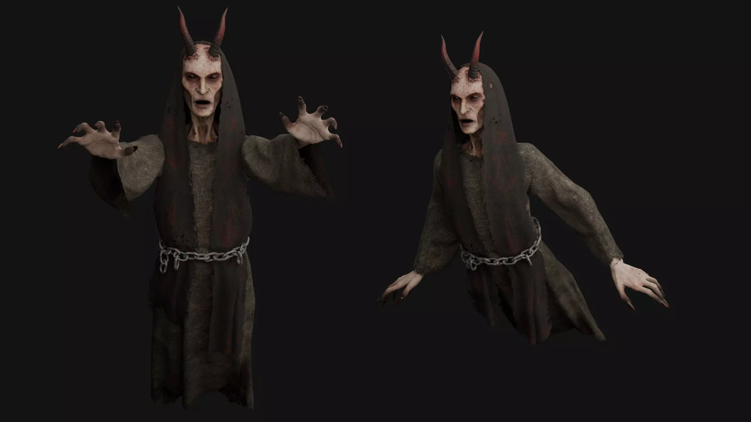 Flying Ghost Pack 3D Model Collection_14