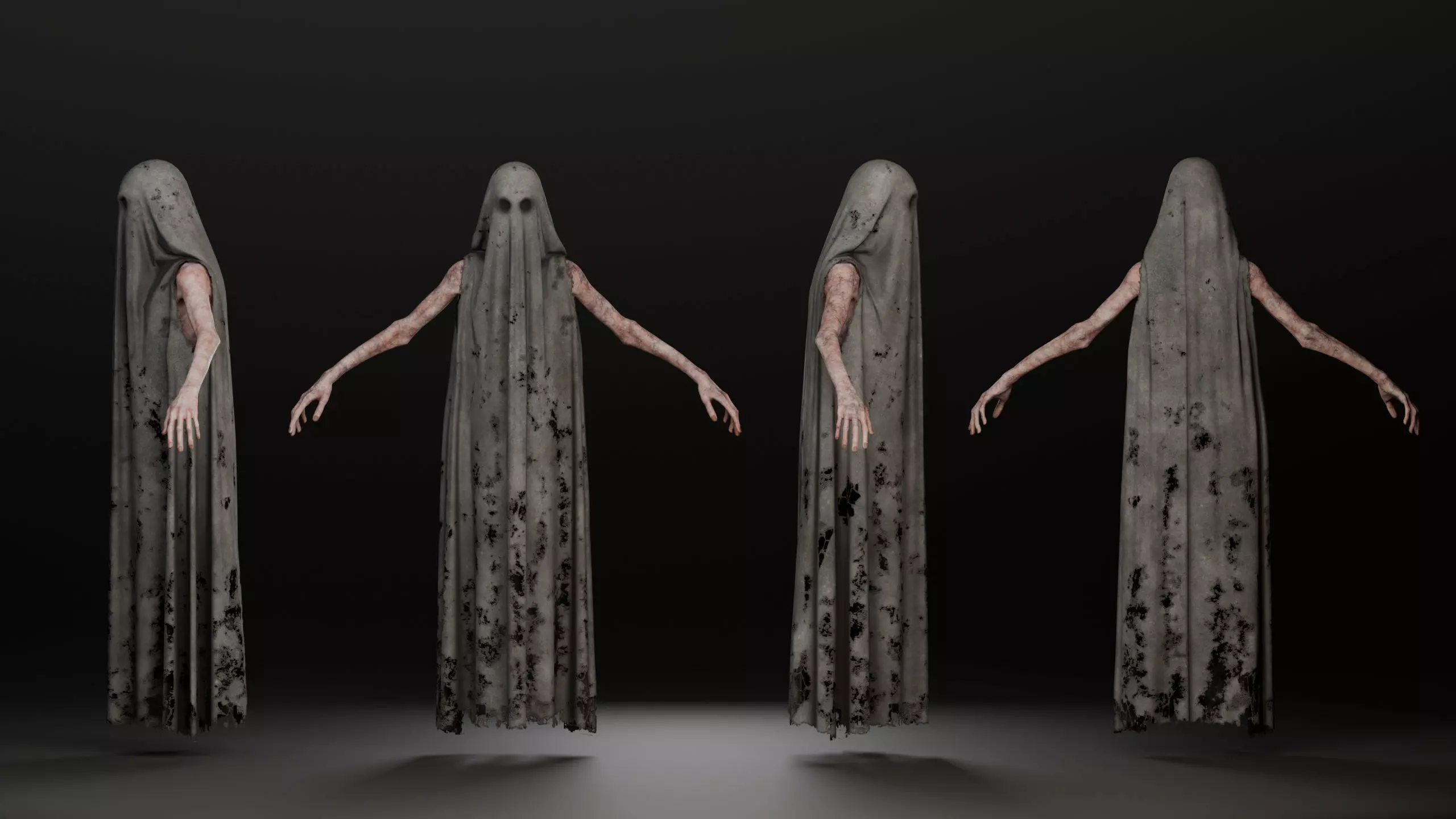 Flying Ghost Pack 3D Model Collection_12