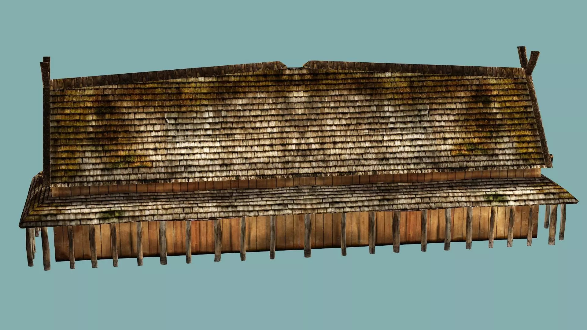 Fantasy Medieval Exclusive Village Hut House PPL 3D Model Low-poly 3D model_3