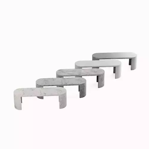Concrete Outdoor Bench Set 