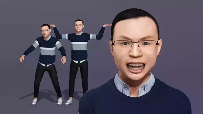 Realistic Hu Chenfeng Viral Chinese Controversial Influencer