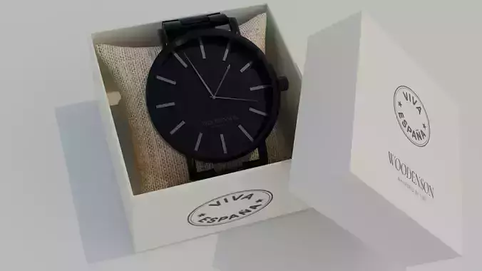 Photorealistic 3D Watch Design and Product Rendering